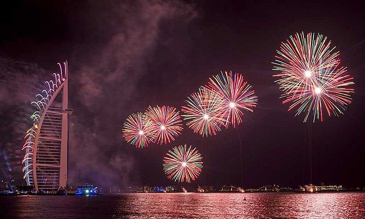 Dubai National Day Fireworks 2018