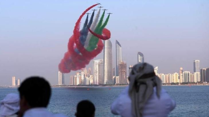 UAE National Day Air Show Timing 2018