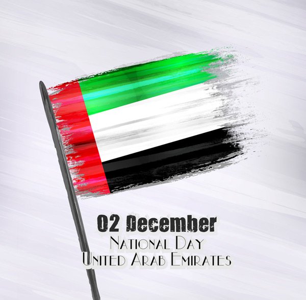 2018 vector uae national day